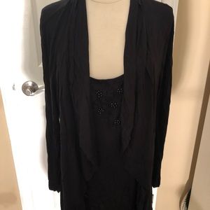 INC 1 piece black blouse